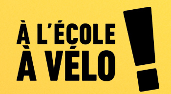 A l'école à vélo